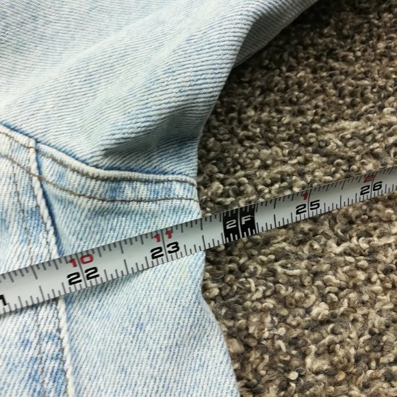Vintage Levi's SilverTab Jacket Denim Aztec Southwestern Tribal Mens Medium - Picture 15 of 16